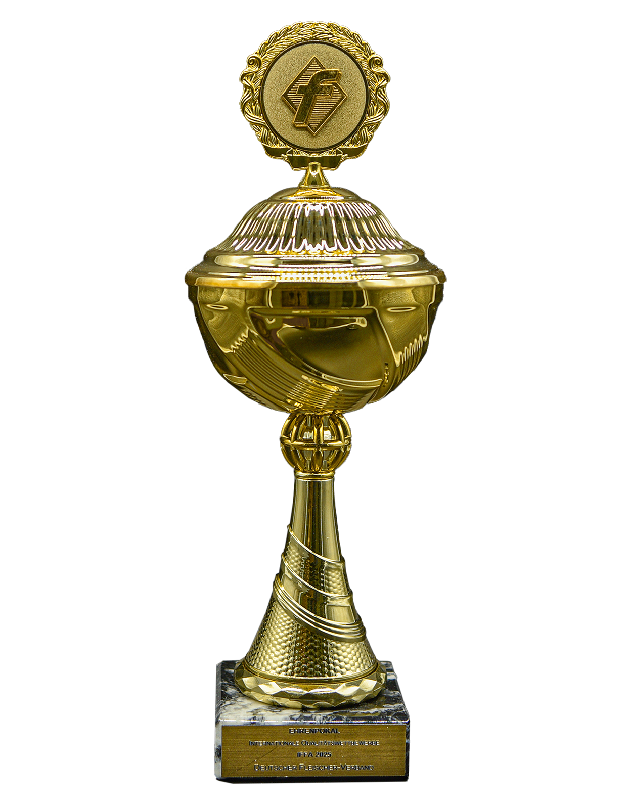 Ehrenpokal vom Internationalen Qualitätswettbewerb des Deutschen Fleischer-Verbandes 2022